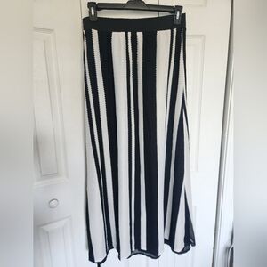 James Lakeland Maxi Skirt Black And White